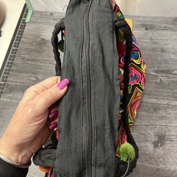 Sam Well Embroidered Colorful Tote Bag - Picture 7 of 10